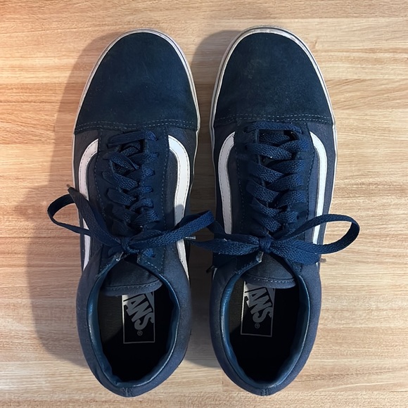 Vans Blue and White Sneakers - Picture 8 of 8